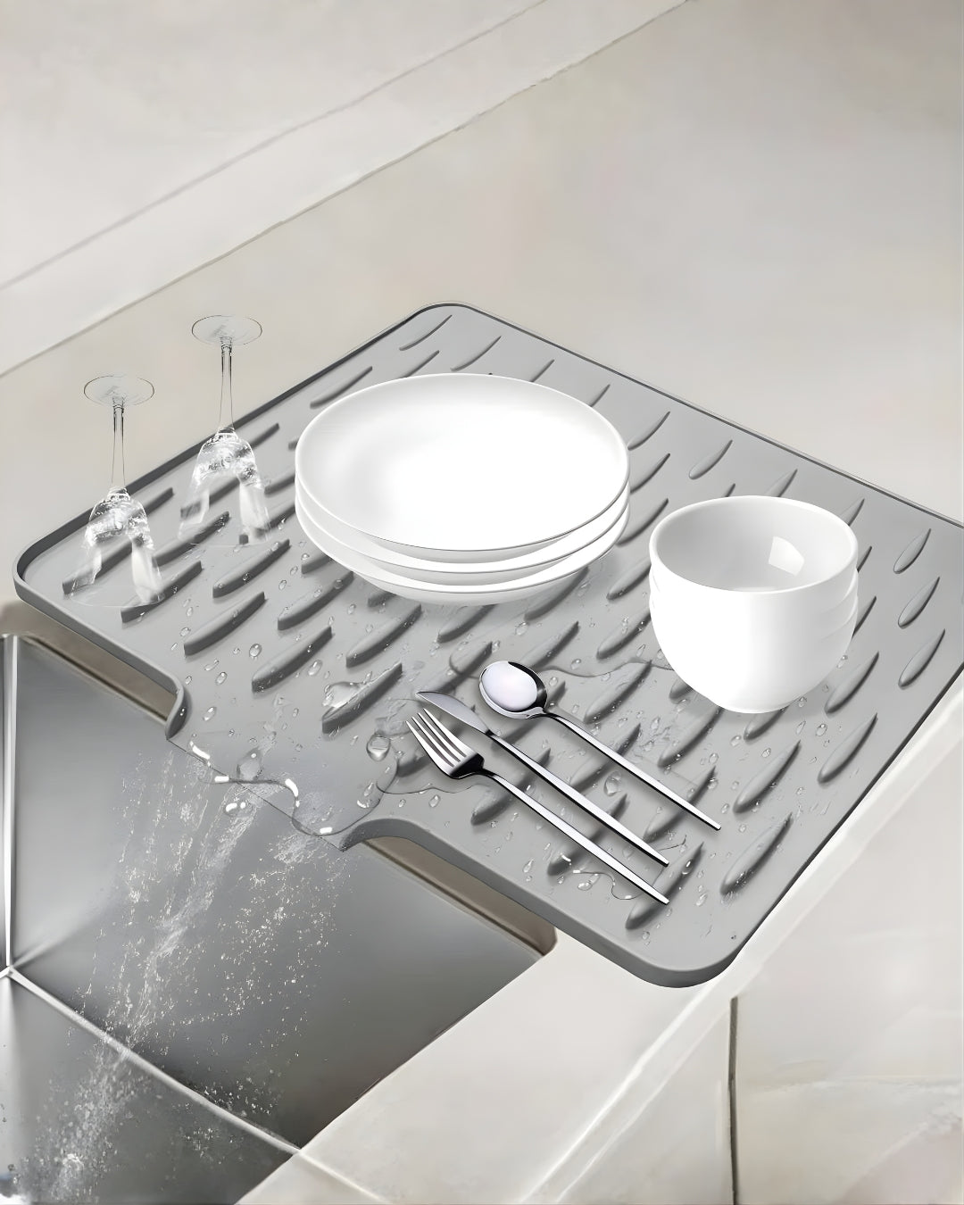 MacMonte™ SmartDry Silicone Dish Drying Mat