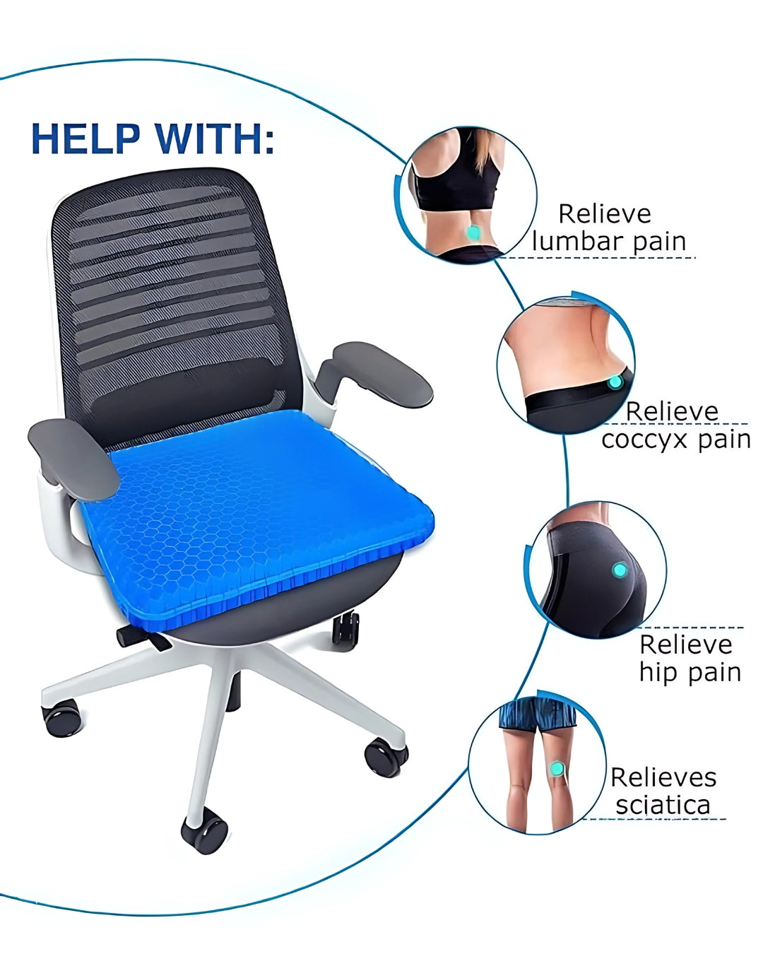 New Gel Seat Ultimate Comfort Cushion: Elevate Your Sitting Experience