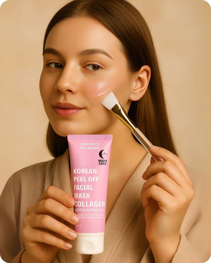 🌙 Overnight Glow Magic – Korean Collagen Night Mask (Buy 1, Get 1 FREE) ✨