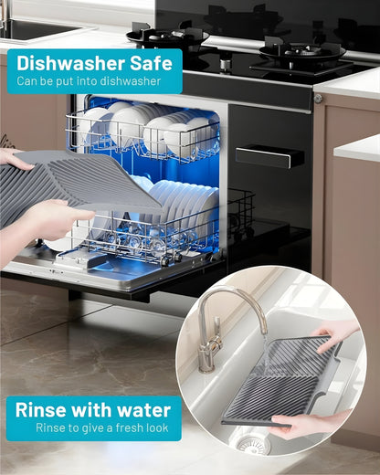 MacMonte™ SmartDry Silicone Dish Drying Mat