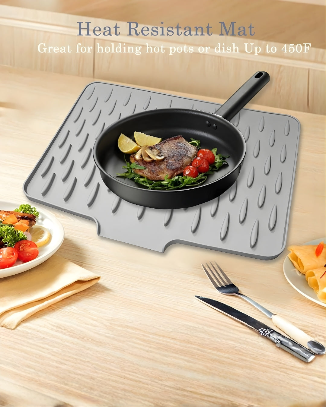 MacMonte™ SmartDry Silicone Dish Drying Mat