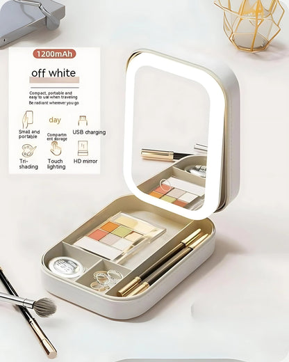 GlowUp™ LED Vanity Case – For Makeup & Jewelry