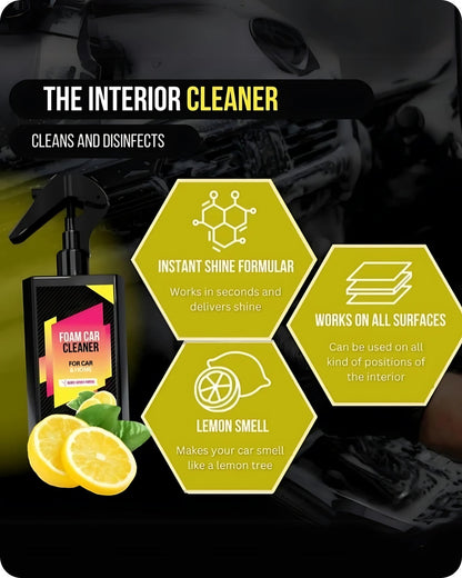 🚗✨ Showroom Shine 3-in-1 Car Care Kit – Foam Cleaner + Coating Spray (200ml Combo)