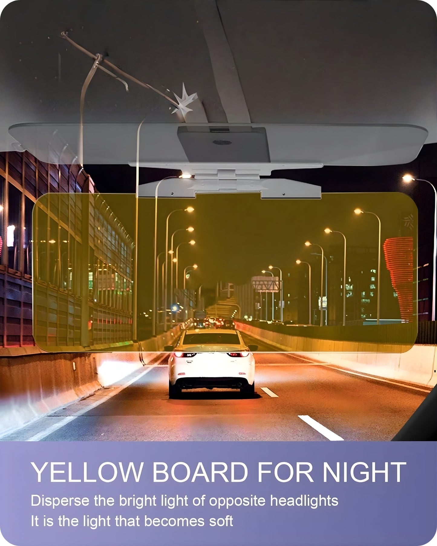 AutoShield Vision Pro – Anti-Glare Day & Night Car Visor