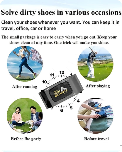 👟✨ FreshKicks™ Natural Sneaker & Shoe Cleaner Wipes – 1 Pack of 80 ✨🧼 Your Shoes Deserve Better!