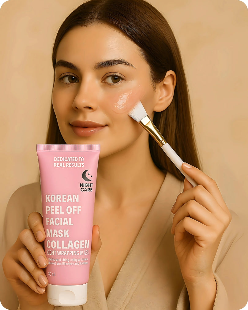 🌙 Overnight Glow Magic – Korean Collagen Night Mask (Buy 1, Get 1 FREE) ✨