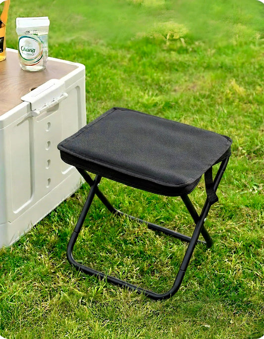 🪑✨ ZipSeat™ Zipper Folding Stool – Your Pocket-Sized Power Chair for Every Adventure! 🎒💪