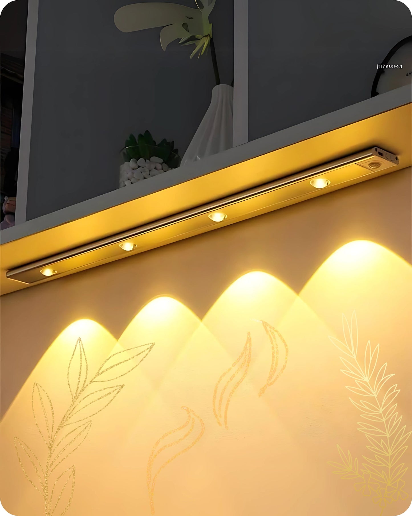 SenseShine™️ Ultra-Slim LED Motion Sensor Cabinet Light